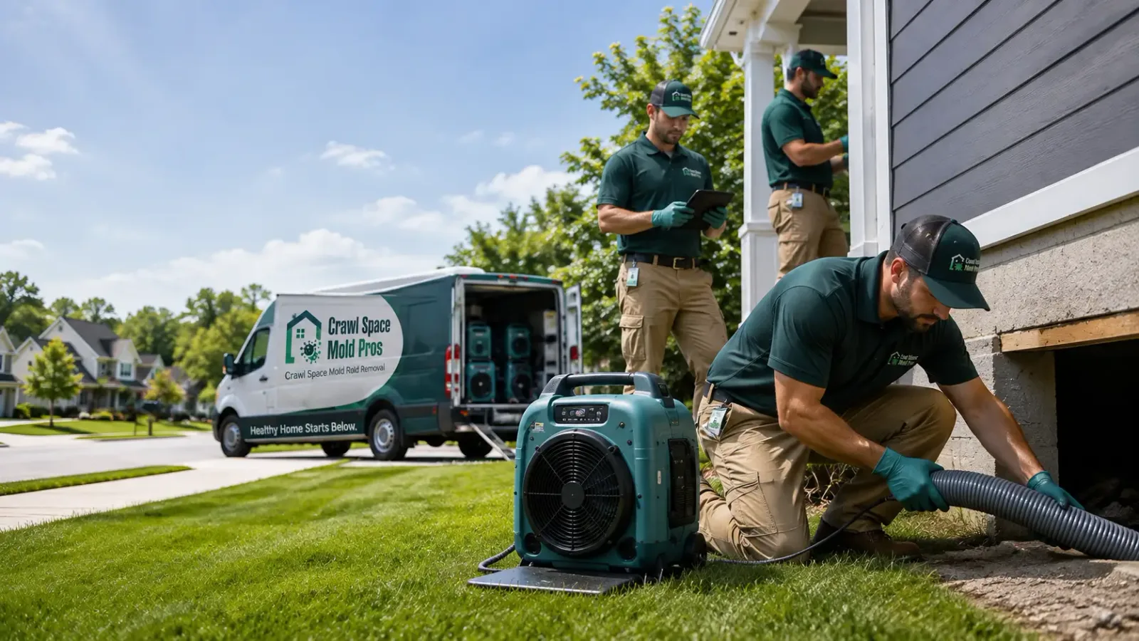 Crawl Space Mold Removal in Benld, IL